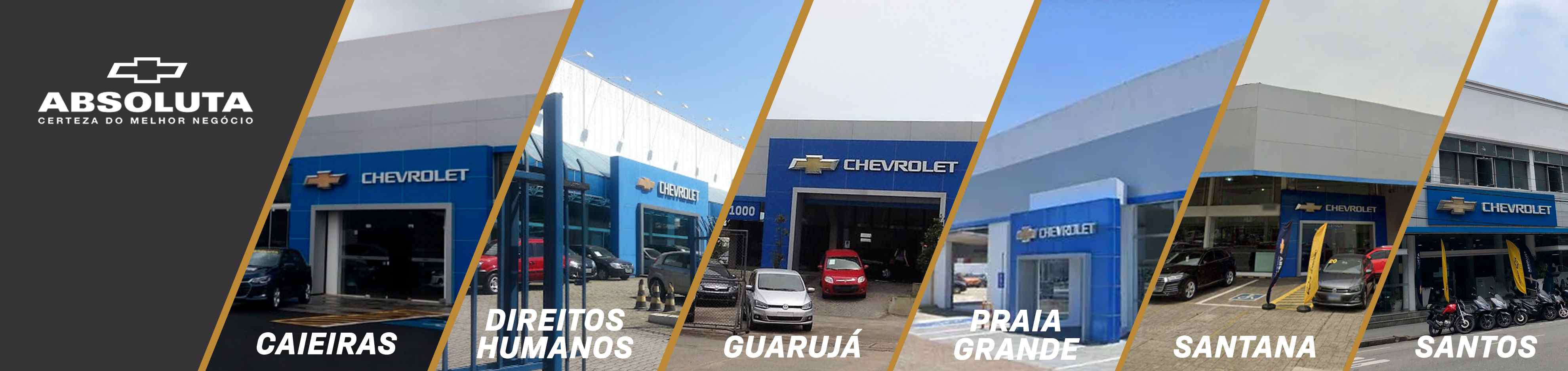 Concessionária Chevrolet SP Zona Norte Absoluta Braz Leme.