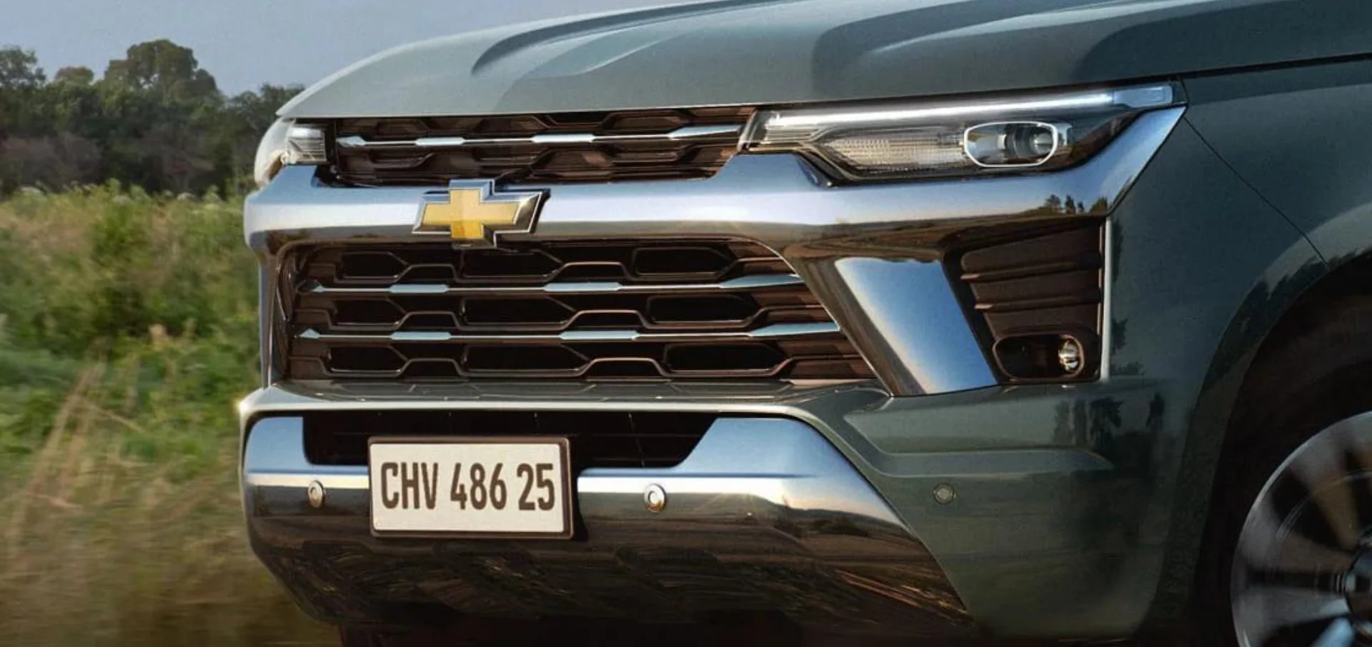 Dianteira da nova Picape Chevrolet S10