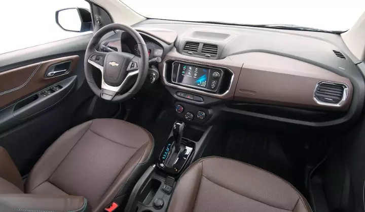 Espaço interno do novo Chevrolet Spin 2022