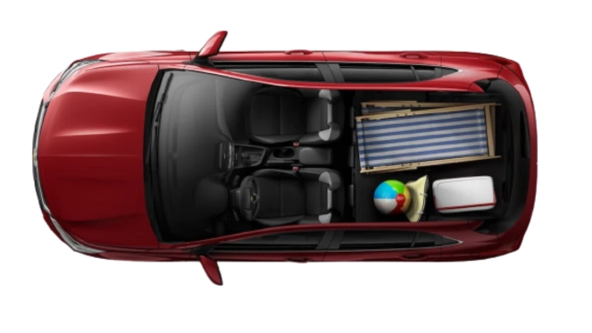 Onix 2024 carro hatch com amplo espaço interno para viagens