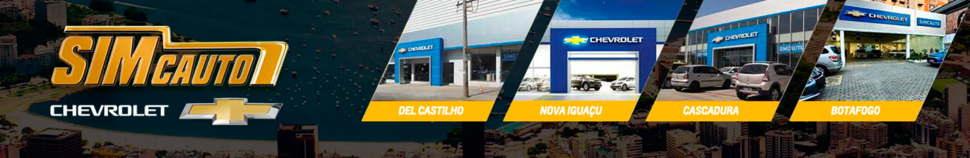 Venda e ofertas de carros novos e seminovos na concessionária Chevrolet Simcauto.  Peças genuínas GM, acessórios automotivos originais e serviços de manutenção e revisão de veículos.