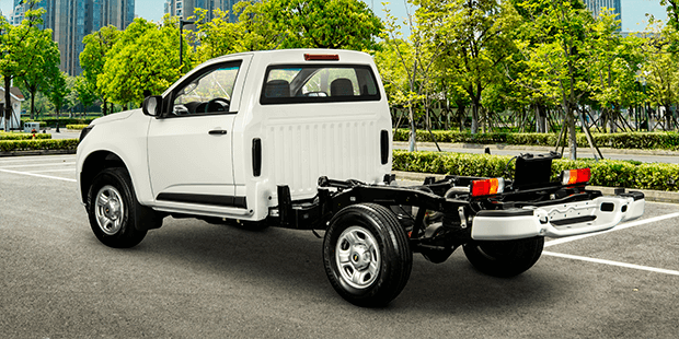 Traseira da nova S10 Chassi Traseira nova Chevrolet S10 Chassi 2019