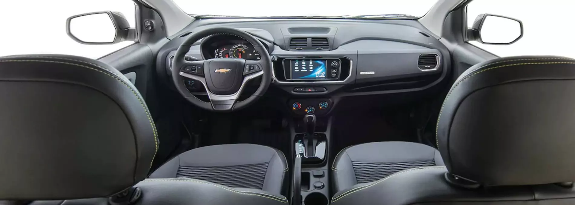 Design interior do Chevrolet Spin Activ 2022