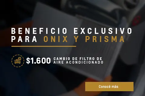 CAMBIO DE FILTRO DE AIRE ACONDICIONADO PARA ONIX Y PRISMA
