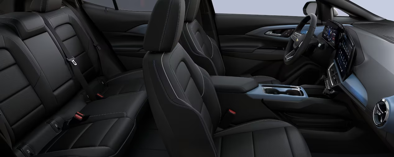 Visão interior do Novo Equinox EV