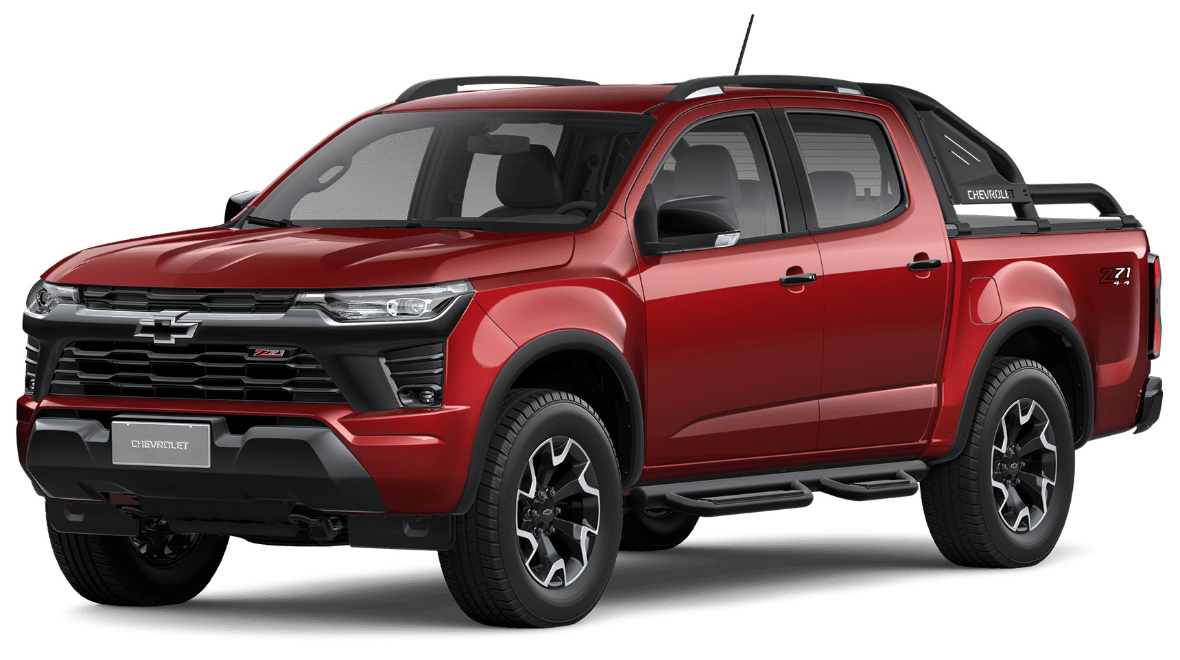 Picape Chevrolet S10 Z71 com acabamentos exclusivos, barra estendida e tecnologias como controle de estabilidade