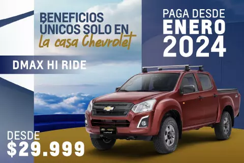 Dmax Hi-ride - Desde $29.999 Paga desde Enero 2024
