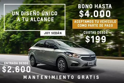 Joy Sedan - Bono hasta $4.0000