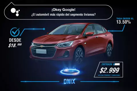 Onix Sedán - Desde $18.999