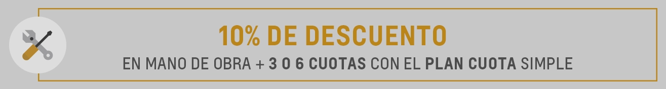 10% de descuento en mano de obra y plan Cuota Simple en Fortecar