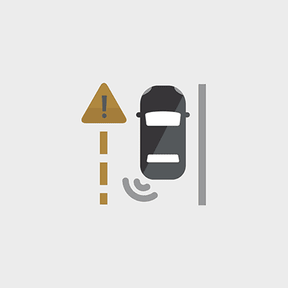 Seguridad Chevrolet Suburban - Icono de alerta de cambio de carril