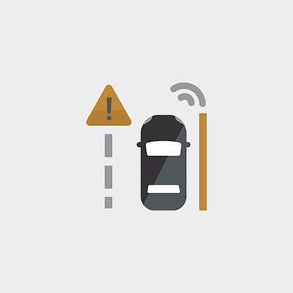 Seguridad Chevrolet Tahoe - Icono de asistente de permanencia en carril