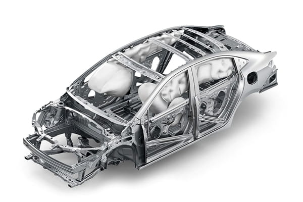 Seguridad Chevrolet Onix Sedán - Cabina de acero de alta resistencia
