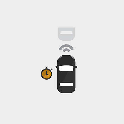 Seguridad Chevrolet Suburban - Icono de indicador de distancia