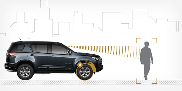Chevrolet Trailblazer - Sistema de detección de peatón Chevrolet Trailblazer - Sistema de detección de peatón
