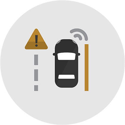 New Traverse - Seguridad - Icono de asistencia de permanencia en el carril