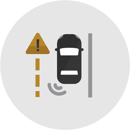 Traverse - Seguridad - Icono de alerta de cambio de carril