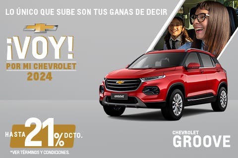 Chevrolet Kovacs - OFERTA - ¡VOY! por mi Chevrolet GROOVE 2024 con hasta un 21% de DESCUENTO