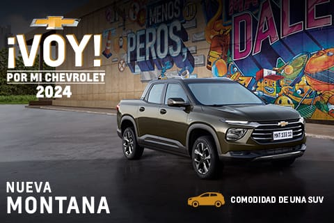 Chevrolet Divemotor - ¡VOY! por mi Chevrolet MONTANA 2024 comodidad de una SUV 