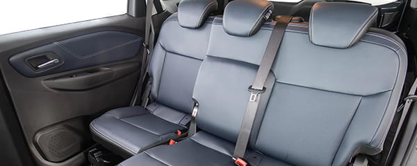 Chevrolet Spin Diseño interior con maletero mas espacioso