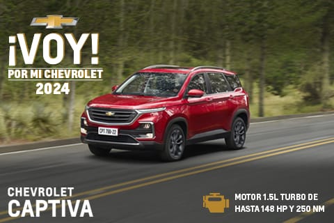 Chevrolet DDP - Captiva - El equilibrio perfecto entre elegancia, rendimiento y versatilidad