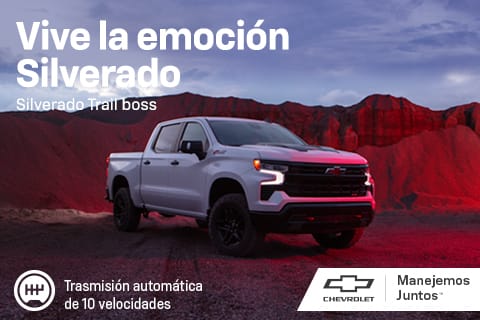 En Divemotor vive la emoción Chevrolet Silverado Trail Boss con transmisión automática de 10 velocidades. 