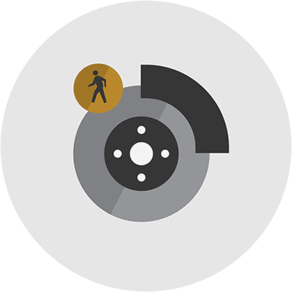 Traverse - Seguridad - Icono de detector de peaton
