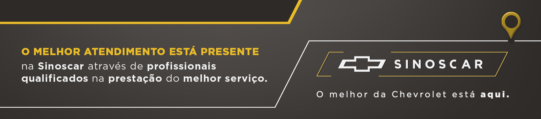 Venda e ofertas de carros novos e seminovos na concessionária Chevrolet Sinoscar. Peças genuínas GM, acessórios automotivos originais e serviços de manutenção e revisão de veículos.