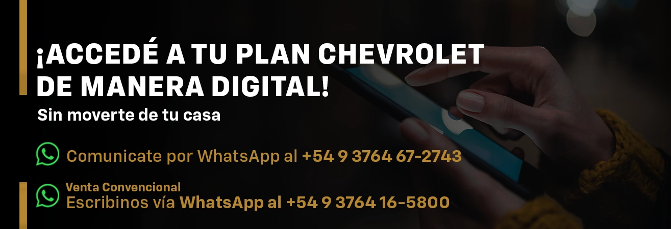 Accedé a tu plan chevrolet de manera digital | Chevrolet González